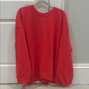 Daily Drills Red Crewneck Sweater